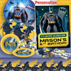 *Batman Personalized Supersaver Party Pack for 8